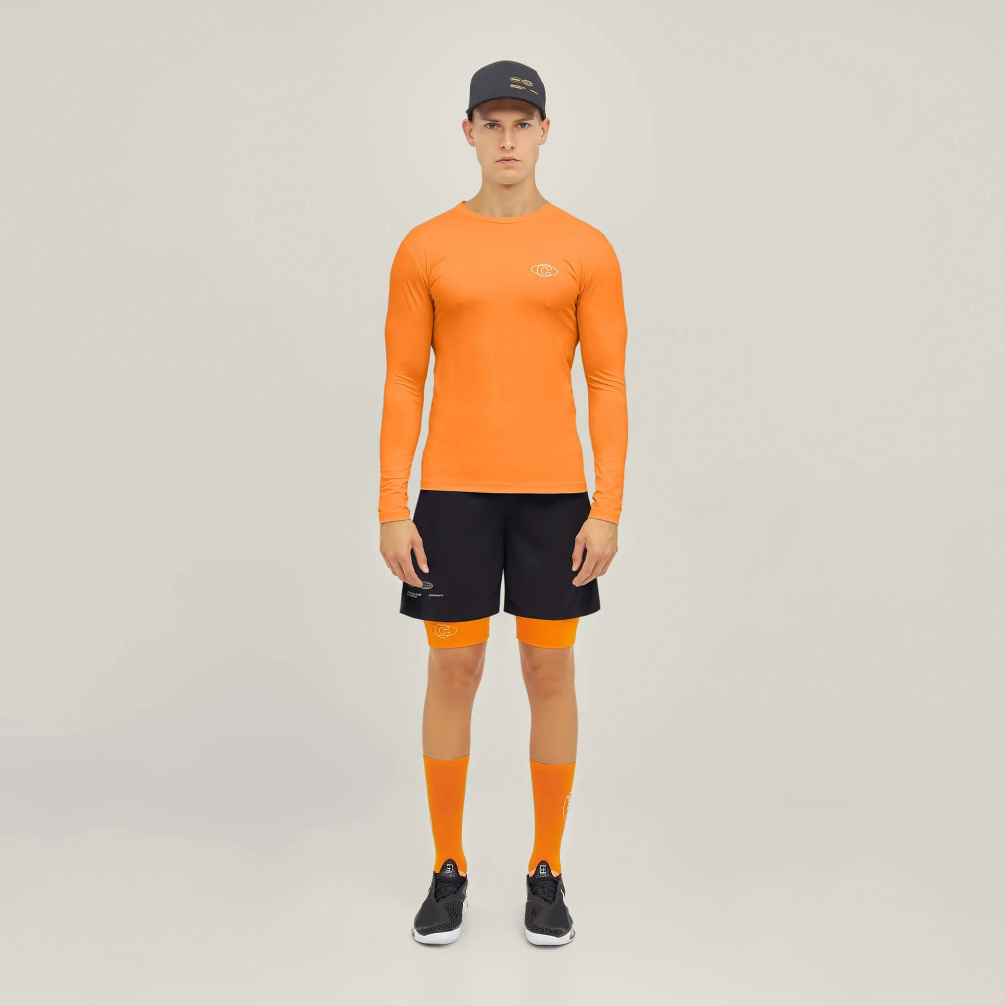 Oncourt LS Layer T-Shirt - Orange