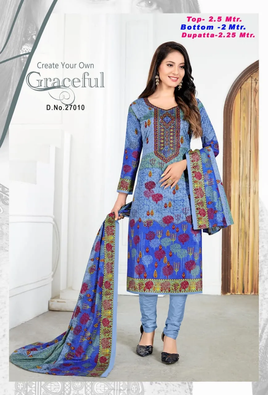 Razia Sultan Vol 27 Cotton Printed Casual Wear Salwar Suits