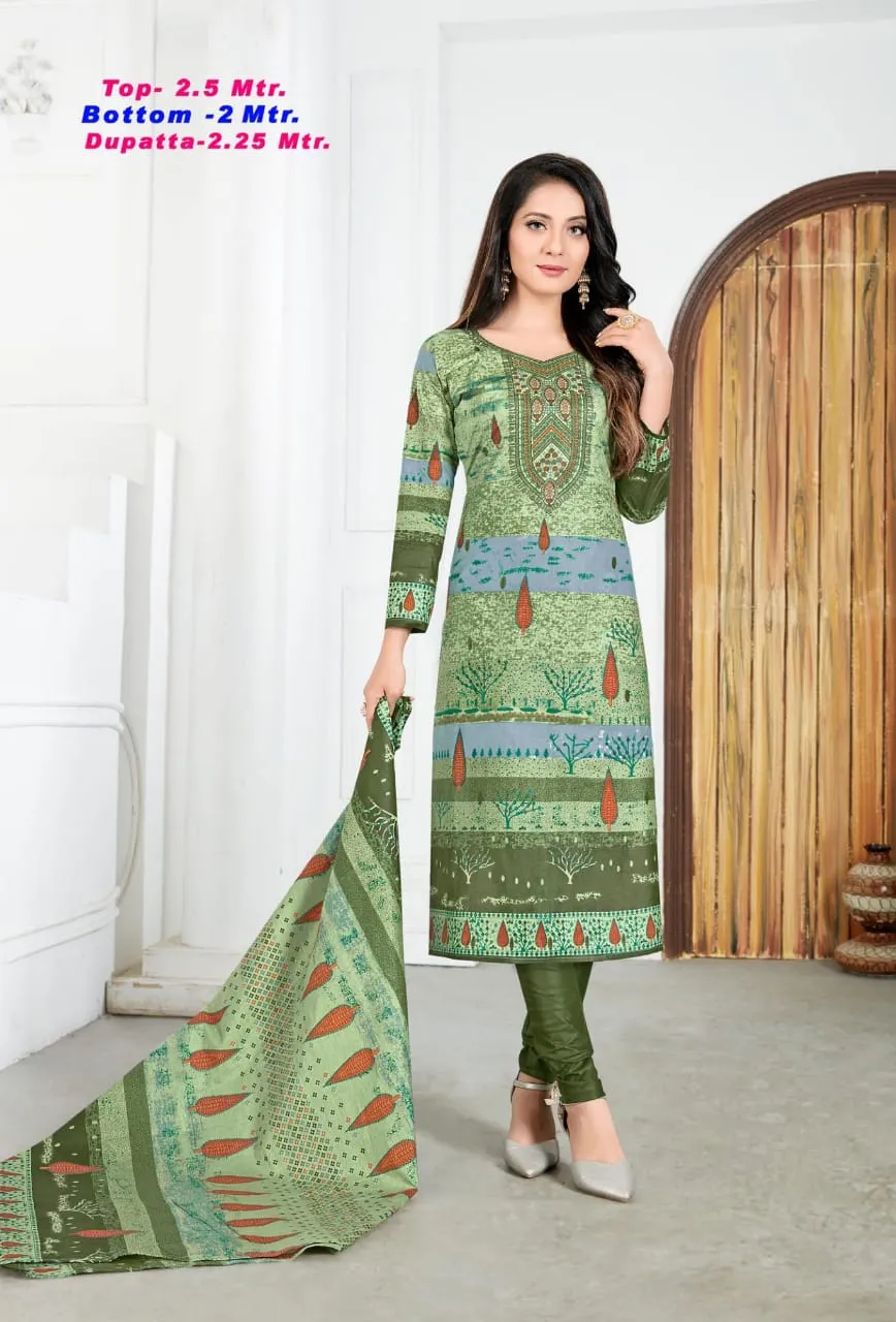 Razia Sultan Vol 27 Cotton Printed Casual Wear Salwar Suits