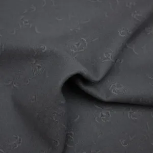 Sanna Warm Grey Floral Wool
