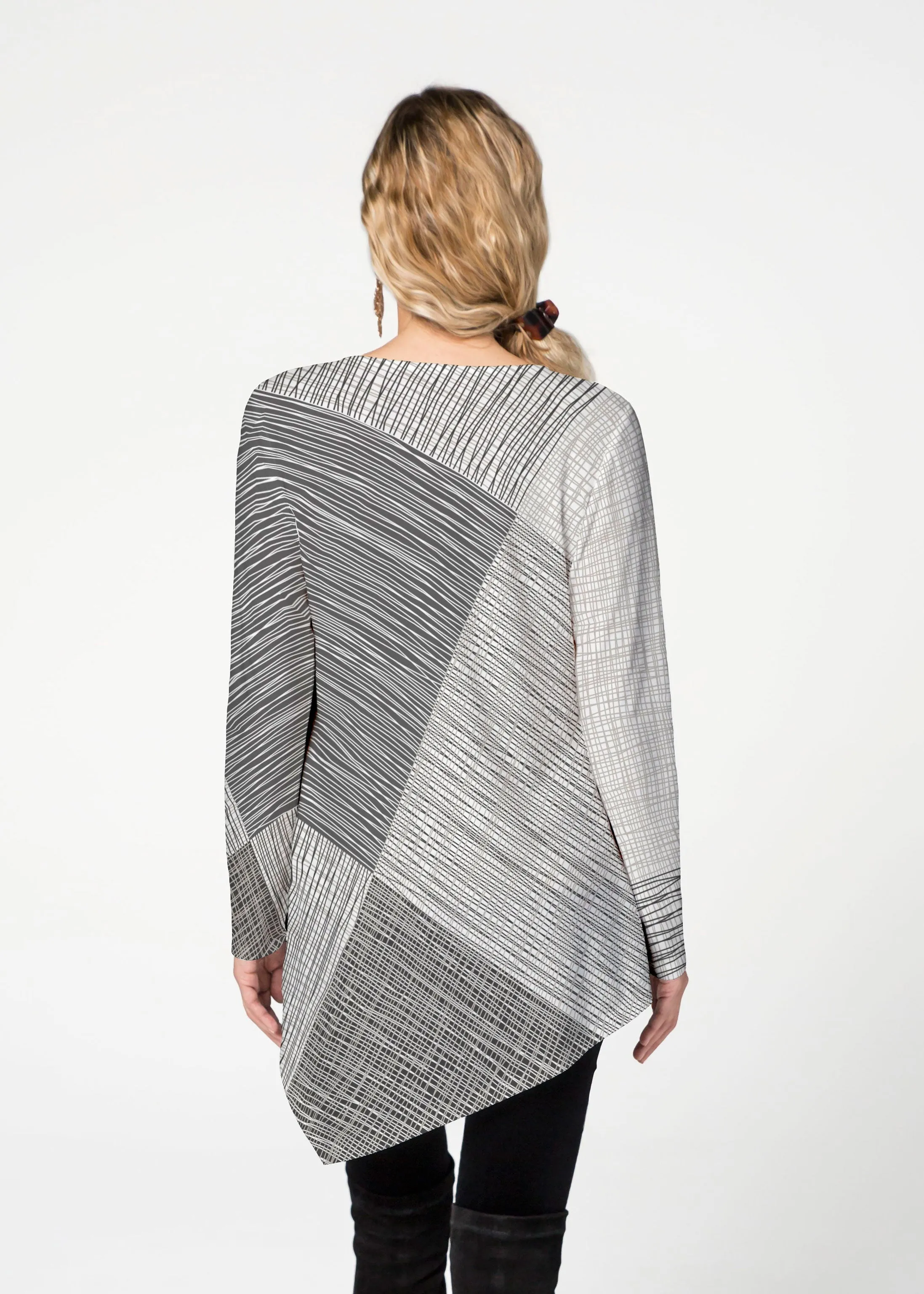 Sketch (14205) ~ Asymmetrical French Terry Tunic