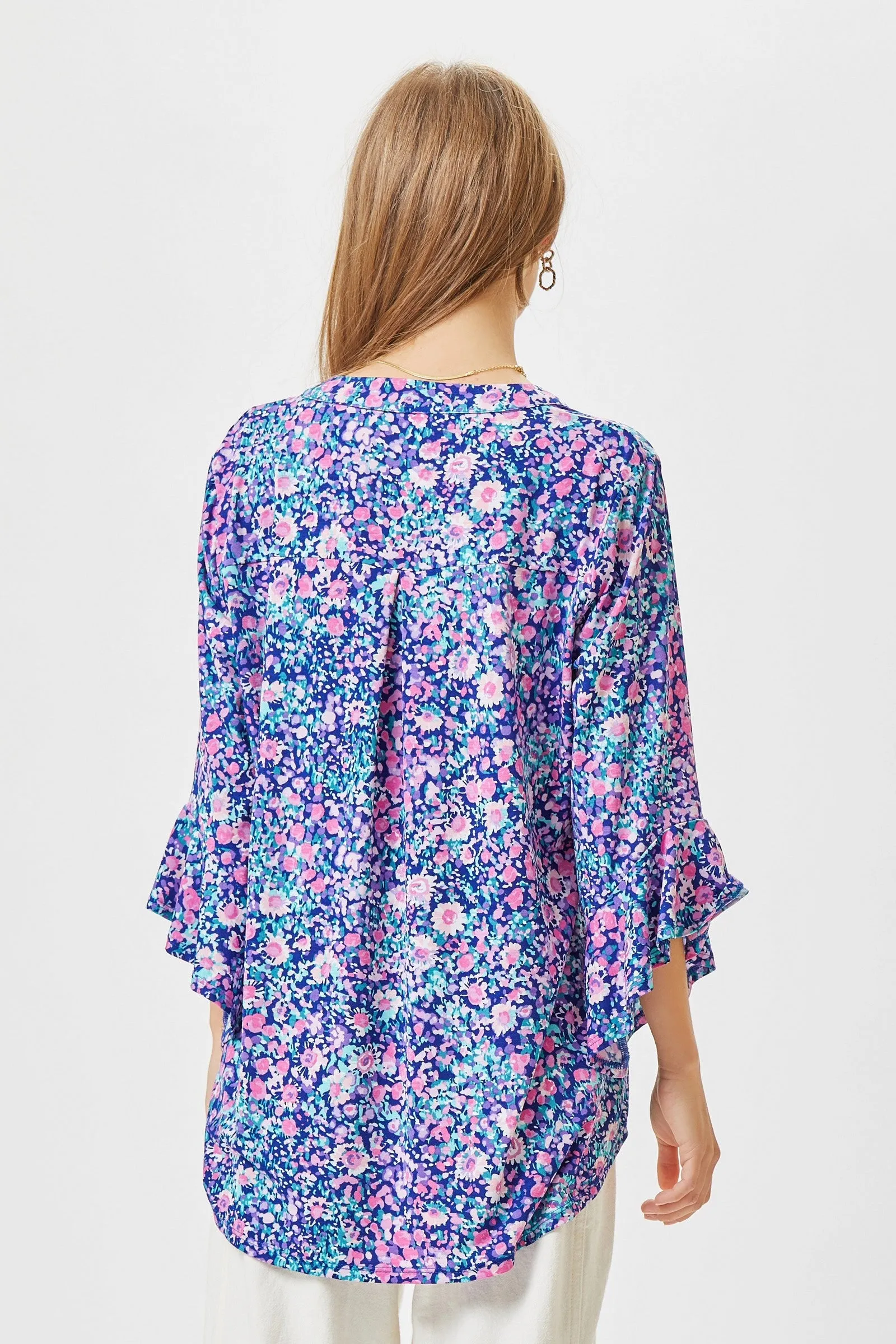 The Faith Floral Beautiful Blouse Top