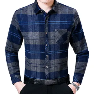 Thicken Warm Checked Shirts