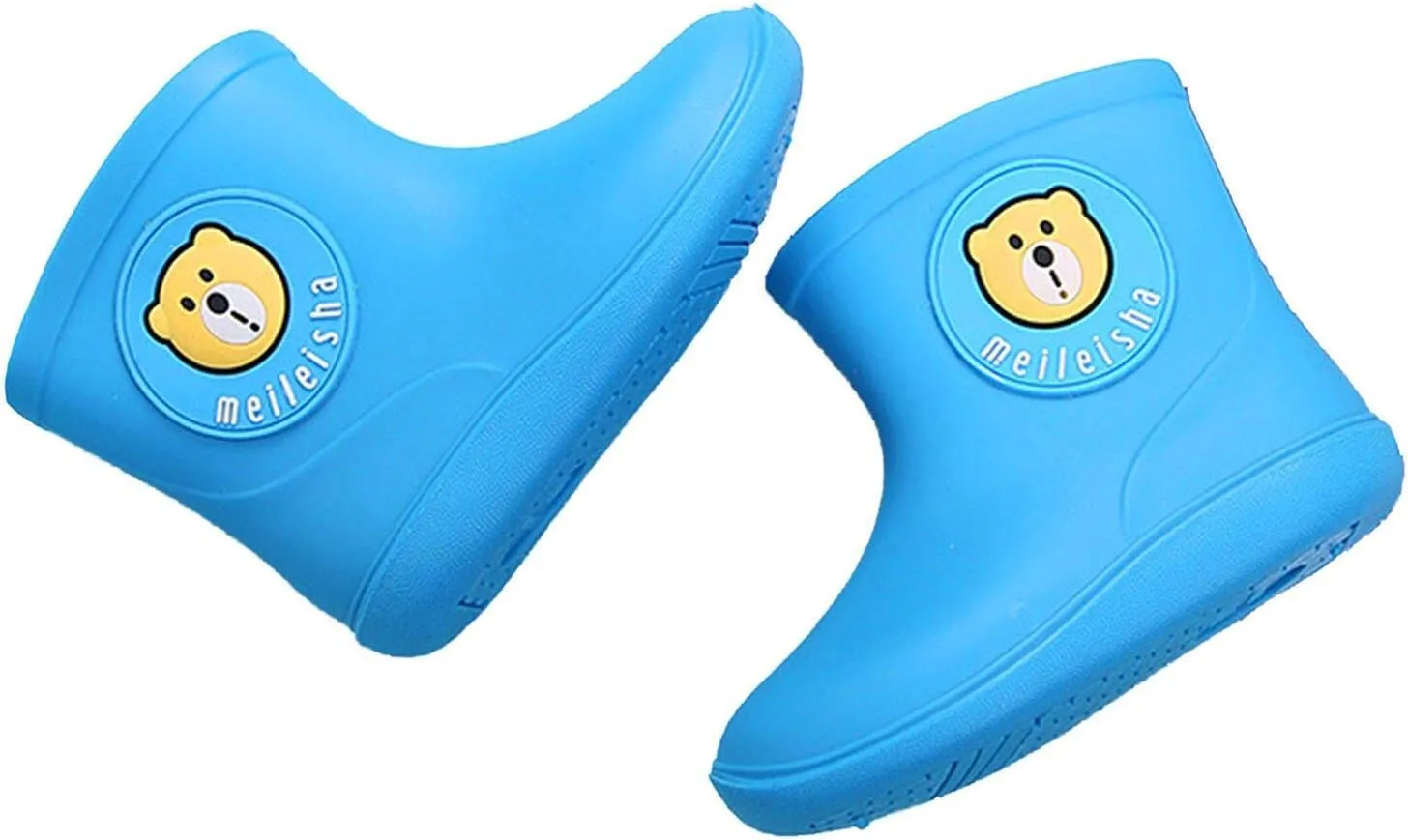 Unisex Child Classic Rain Boots Baby Rain Boots Infant Cartoon Boys Girls Rubber Waterproof Rain Shoes 1-6 Years Old