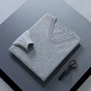 Vincent Reed - Cozy Wool Blend Knit Sweater