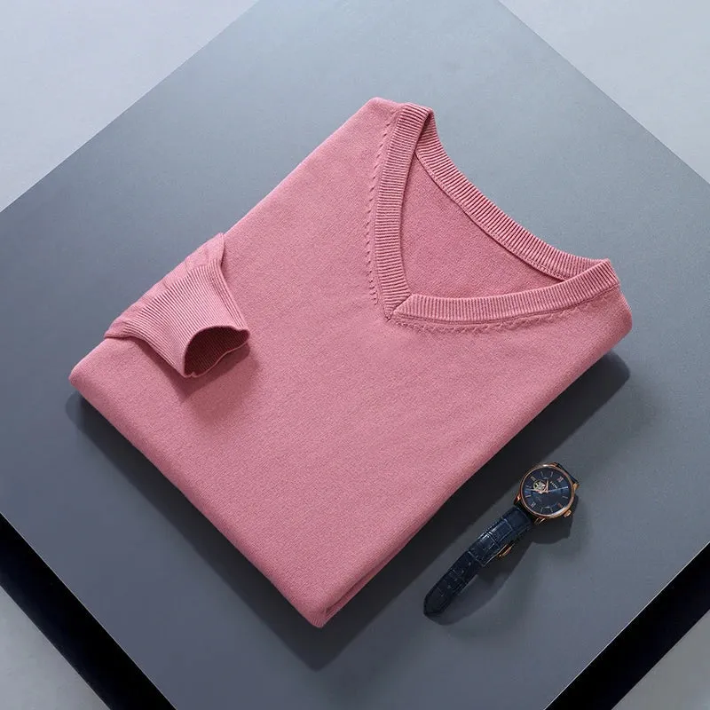 Vincent Reed - Cozy Wool Blend Knit Sweater