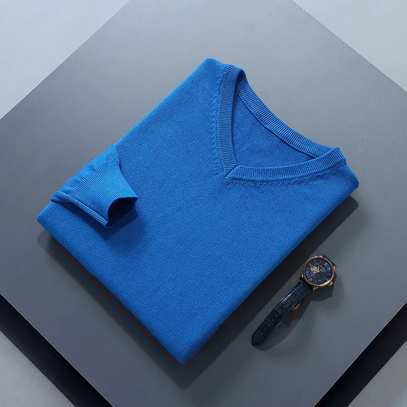 Vincent Reed - Cozy Wool Blend Knit Sweater