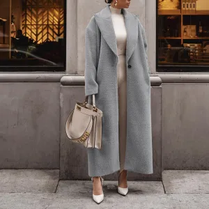 Warm Jacket Long-sleeved Lapel Women's Plush