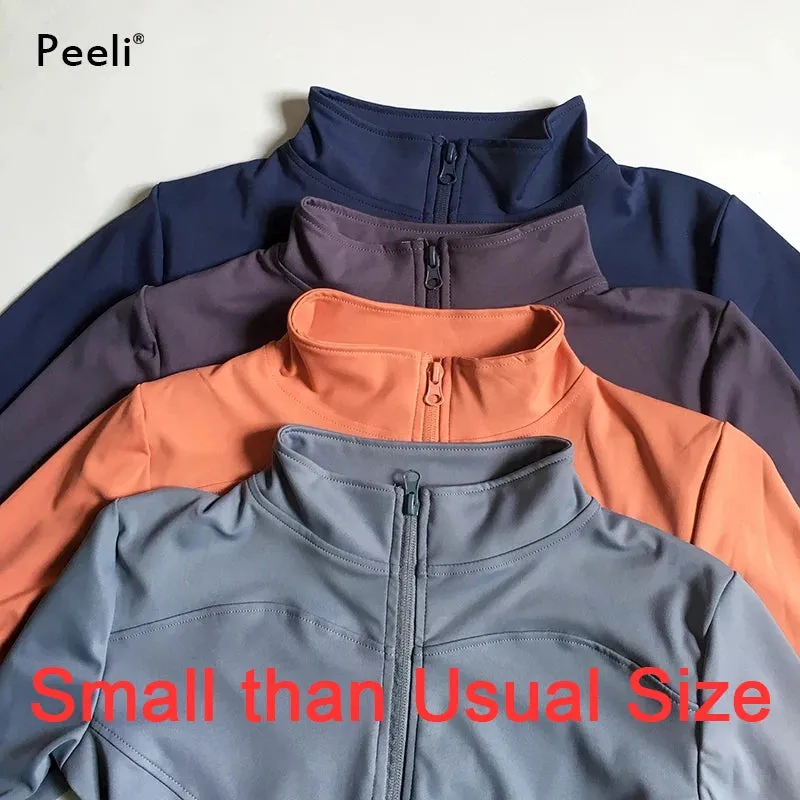 Warm Zip-Up Yoga Jacket for Women