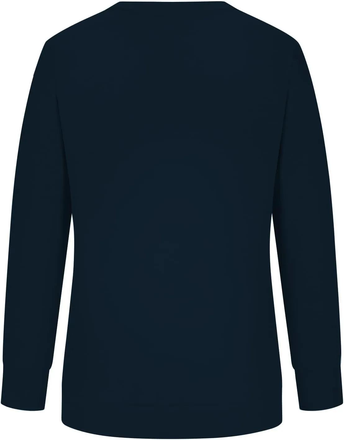 Womens Long Sleeves Sweatshirt Fitted Blouse Solid Color Round Neck Tops Pullover Casual Loose Fashion Hoodies
