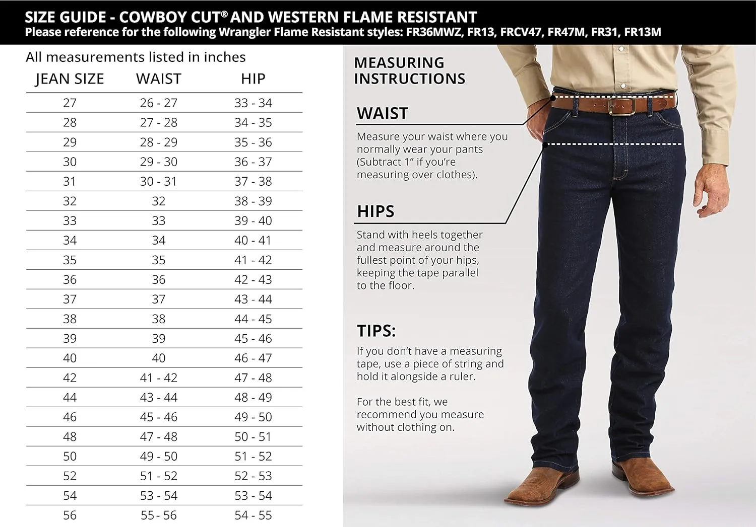 Wrangler Men's Riggs Workwear Flame Resistant Relaxed Fit Jeans